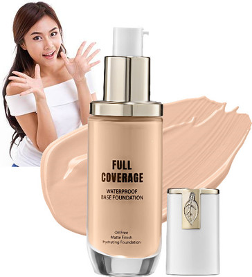 Sheny FULL Coverage Liquid Blemish Free & Blendable Makeup 45 ML Foundation(beige, 45 ml)