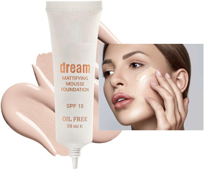 DARYUE Mineral Mousse oil Free Light SPF 30  Foundation(BEIGE, 30 ml)
