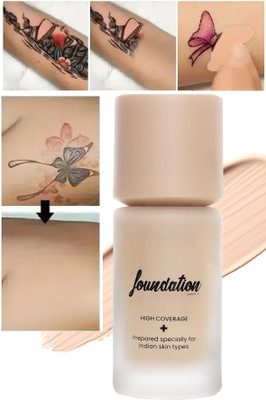 luzimaisa SPF50 PA++++ High Coverage Liquid | Blemish Free & Blendable Korean  Foundation(BEIGE, 40 ml)