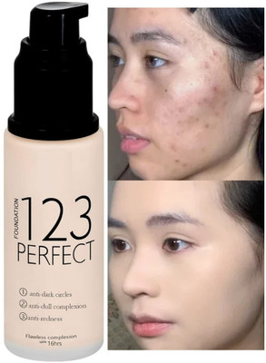 FLORERO Liquid Foundation | Lightweight  Foundation(IVORY, 30 ml)