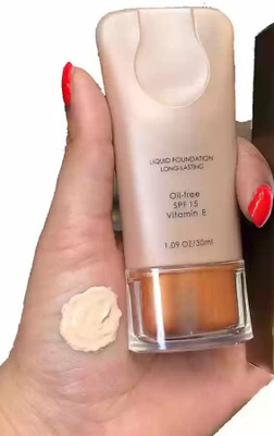 GABBU Oil Free Makeup Liquid Foundation high coverage  Foundation(MEDIUM BEIGE, 60 ml)