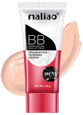 maliao BB Foundation + Fairness Cream Soft Ivory Foundation(SOFT IVORY 02, 50 g)