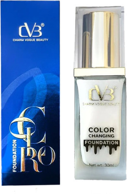 CVB 22C110 Foundation(Color Changing Foundation Coverage For Radiant, Even Skin White, 30 g)