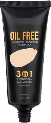 Arcanuy 3 in 1 Oil Free Foundation for Face Makeup | Natural Matte Finish Foundation(BEIGE, 60 ml)