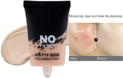 Yuency Inivisible Finish Liquid Foundation, Full Coverage  Foundation(ivory, 40 ml)
