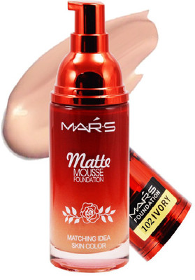 MARS Matte Mousse Foundation-F06-102 Foundation(Beige, 60 ml)