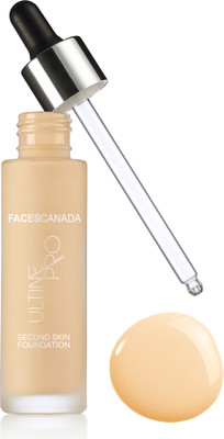 FACES CANADA Ultime Pro Second Skin Foundation | Non-Oily Natural Matte Finish Serum Foundation(Natural, 30 ml)