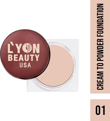 L'YON BEAUTY Cream To Powder  Foundation(Shade 01, 30 g)