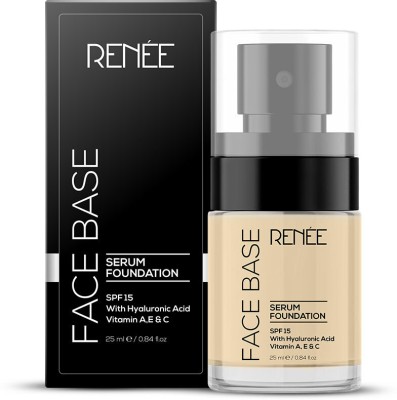 Renee Face Base Serum Foundation, Non- Sticky, Nourishing, Hydrate & Protect Skin 25ml Foundation(Chic, 25 ml)