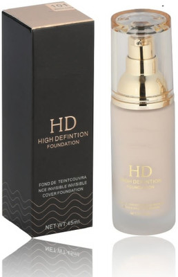 WECHARMERZ HD High Definition Foundation Invisible Cover  Foundation(Shade-1 White Ivory, 45 ml)