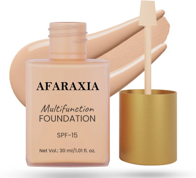 AFARAXIA Non-Oily Multi Function Foundation for Women Foundation(NATURAL, 30 ml)