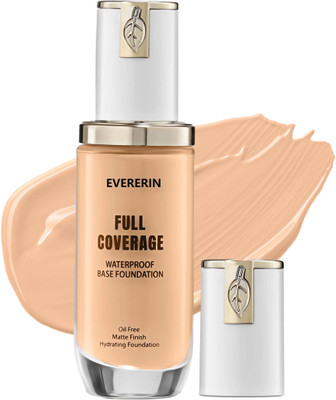 EVERERIN Waterproof, Full Coverage, Matte Finish  Foundation(Beige, 45 ml)