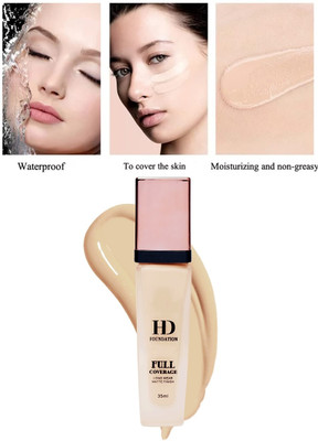 SEUNG Professional Quality New HD Liquid Foundation Matte Finish Liquid  Foundation(beige, 35 ml)