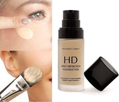 BLUEMERMAID Professional HD High coverage foundation matte finish Foundation(beige, 30 ml)