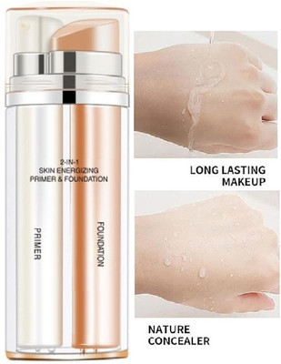 DARVING High Coverage Weightless Matte Long Lasting Waterproof Foundation & Primer Foundation(Beige, 60 ml)