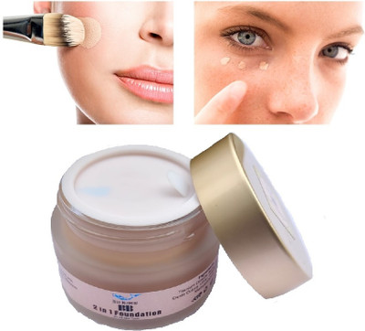 BLUEMERMAID HIGH QUALITY BB 2 IN 1 FOUNDATION MATTE FINISH FULL COVERAGE Foundation(BEIGE, 30 g)
