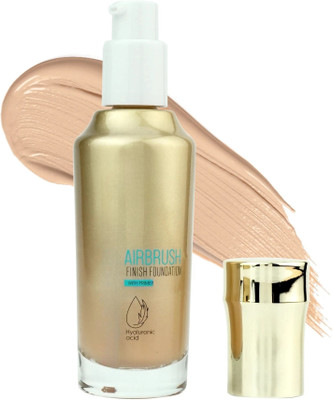 Yuency Airbrush Finish Full Coverage  Foundation(GOLD, 55 ml)