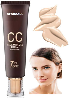 AFARAXIA 7 IN 1 CC CREAM FOUNDATION Foundation(Honey ivory, 60 ml)
