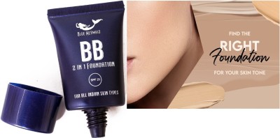 BLUEMERMAID BB FOUNDATION SILKY MAKEUP CREAM OIL-CONTROL Foundation(IVORY, 30 ml)