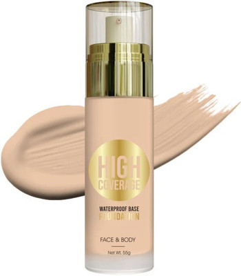Arcanuy High Coverage Liquid Foundation Waterproof, Face Makeup Foundation(natural beige, 55 g)