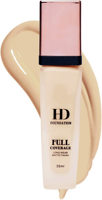 SEUNG New HD Liquid Foundation Matte Finish Liquid  Foundation(IVORY, 35 ml)