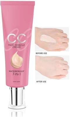 DARVING PRO COVERAGE 7 IN 1 CC CREAM ALL HOURS FOUNDATION Foundation(BEIGE, 60 ml)