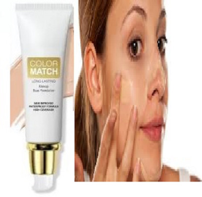 Luipui long lasting makeup base foundation 50 (ml) pack of 1 Foundation(BEIGE, 50 ml)