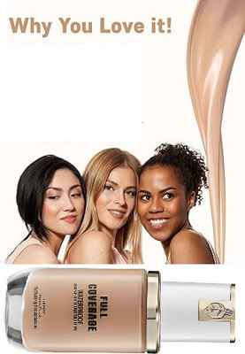 Sheny Full Coverage Foundation,Lightweight Matte Moisturizing 45 ml Foundation(beige, 45 ml)