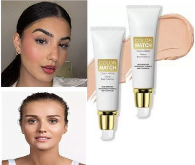 Luipui BEST PRODUCT MAKEUP BASE FOUNDATION COMBO PACK OF 2 Foundation(BEIGE, 100 ml)