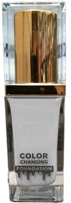 THTC Color Changing Foundation Oil-control Makeup Liquid  Foundation(white, 30 g)