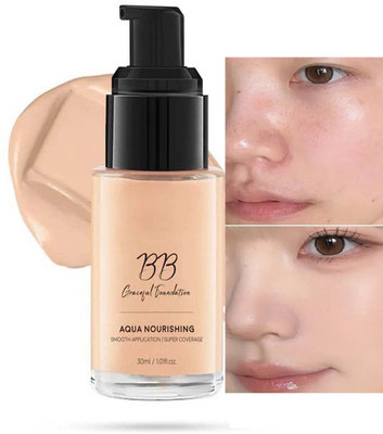 MYEONG Matte & Poreless Full Coverage Skin Glow BB Foundation for All Skin Type Foundation(Skin, 30 ml)