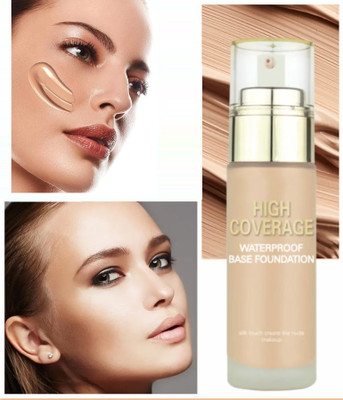 Sheny Full Coverage Glow Foundation Lightweight Foundation (BEIGE, 60 ml) Foundation(BEIGE, 60 ml)