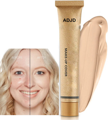 ADJD Full Coverage Foundation, Liquid Makeup Matte  Foundation(IVORY, 30 g)