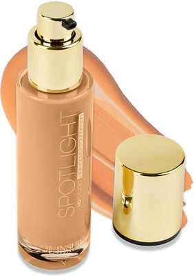 Inshine Spotlight HD Foundation | High Coverage | Matte Finish | Lightweight | Long Wear Foundation(805-CARAMEL, 40 ml)