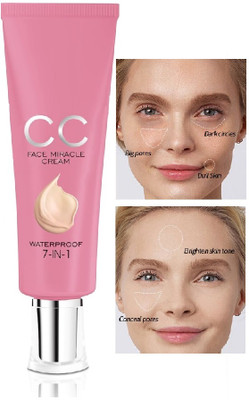 Yuency NEW OIL FREE WATER PROOF FACE MAGIC CREAM FOUNDATION Foundation(beige, 45 ml)