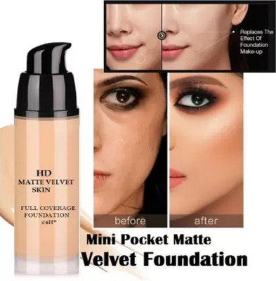 AFARAXIA Professional Bridal Makeup Use Matte Finish Foundation(Beige, 15 ml)