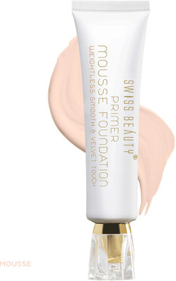 SWISS BEAUTY Primer Mousse foundation Foundation(02 Rose Blush, 30 ml)