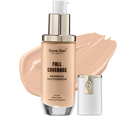 Seven Seas Base Foundation Matte Finish Full Coverage Foundation(Skin, 45 g)