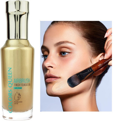 FLORERO Airbrush Foundation with Primer | Lightweight Liquid  Foundation(ROSE BLUSH, 55 ml)