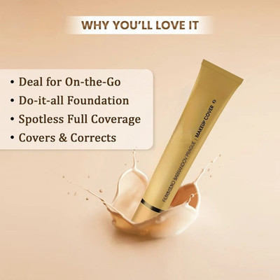 DARVING Liquid Foundation Tube Matte & Poreless Full Coverage Foundation(IVORY, 20 g)
