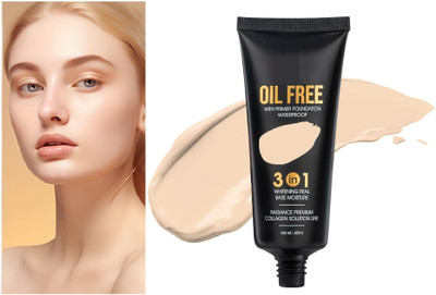 Arcanuy Oil-Control Full Coverage Matte 3 in 1  Foundation(NATURAL, 60 ml)