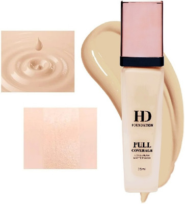 BLUEMERMAID Professional New HD Full Coverage Cream Foundation For Makeup Foundation(ivory, 35 ml)