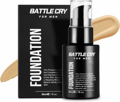 Battlecry Foundation | Skin Tint for Men Foundation(Medium, 30 ml)