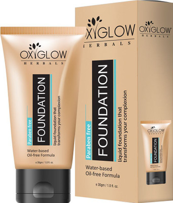 oxy glow herbals Foundation - Water Based Oil Free Formula Foundation(White, 30 g)
