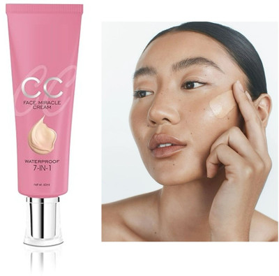 FLORERO 7 IN 1 CC Cream Anti-Aging Foundation for Face Makeup Foundation(NATURAL, 60 ml)