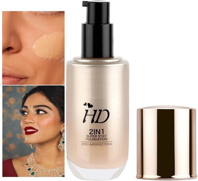 THTC BEST HD HIDE IMPERFECTIONS COVER DARK-CIRCLES FOUNDATION Foundation(BEIGE, 60 ml)