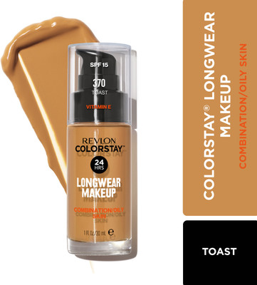 Revlon Colorstay Long Wear Make Up Combination Oily -Toast (Spf 15) Foundation(Toast, 30 ml)
