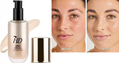 AFARAXIA Best Lightwet Super Matte Finish Full Coverage  Foundation(ivory, 60 ml)
