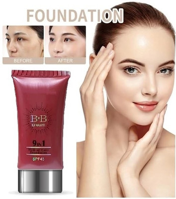 HUZURLU Foundation Spf 45 All Skin Types Foundation(IVORY, 50 ml)