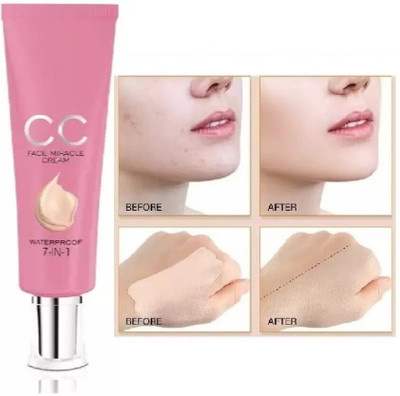 Arcanuy 7 in 1 face magic cream foundation water proof & long lasting Foundation(beige, 45 ml)